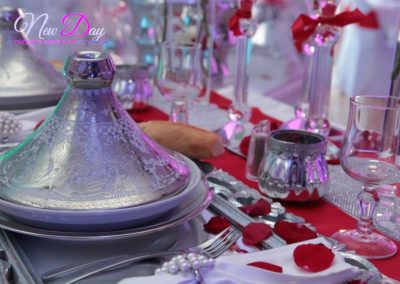 New Day Evenements-traiteur halal-art floral-Bouches du rhone-Marseille-decoration salle mariage